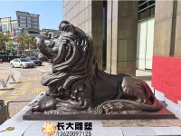 鑄銅獅子雕塑維修